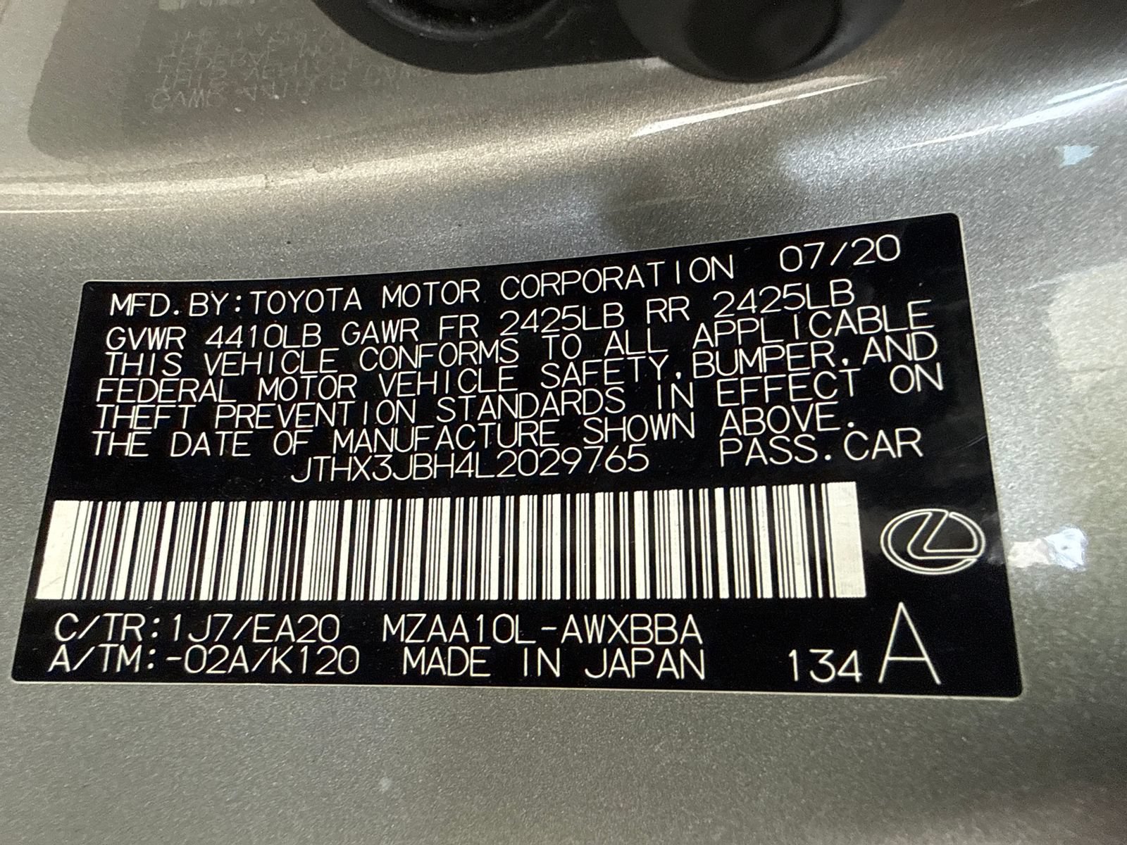 Used 2020 Lexus UX 200 w/ Accessory Package 2 FWD image 52