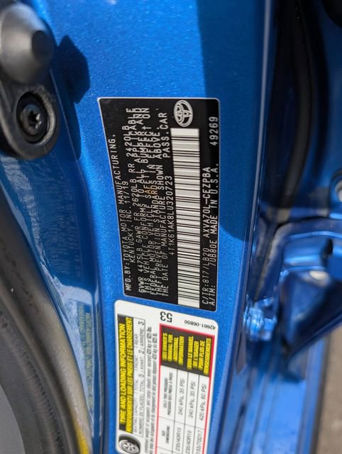 Used 2020 Toyota Camry XSE FWD image 38