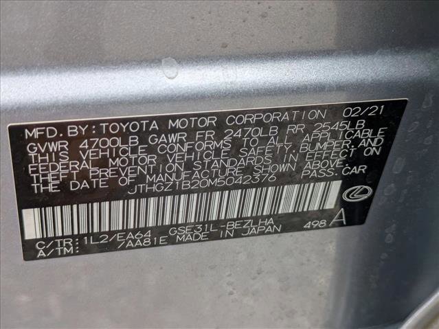 Certified 2021 Lexus IS 350 F Sport w/ Dynamic Handling Package RWD image 24