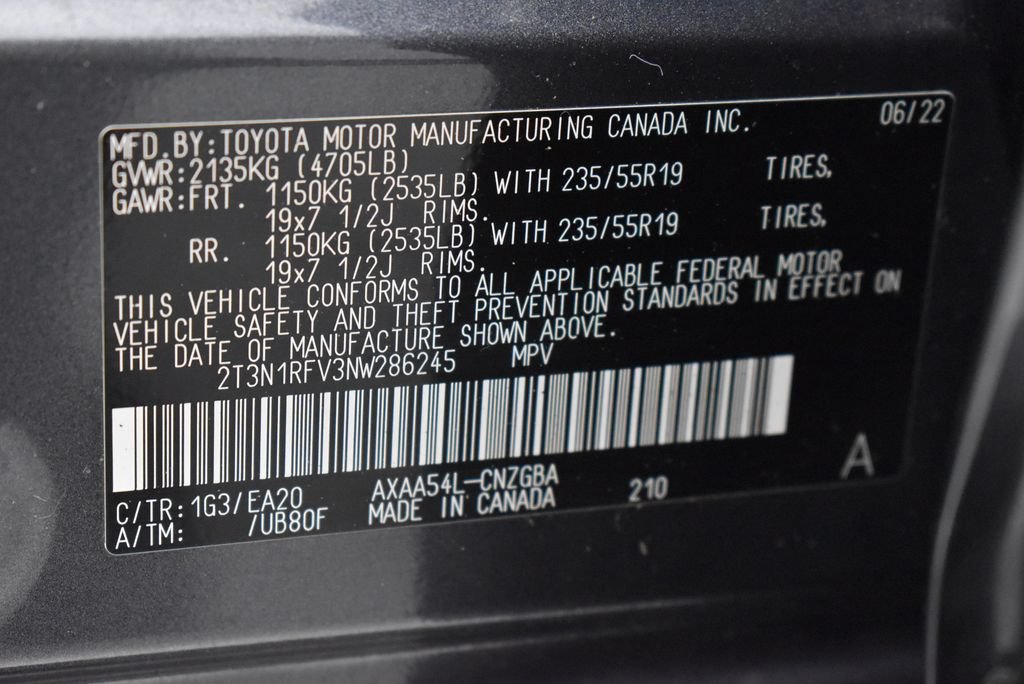 Used 2022 Toyota RAV4 Limited AWD/4WD image 44