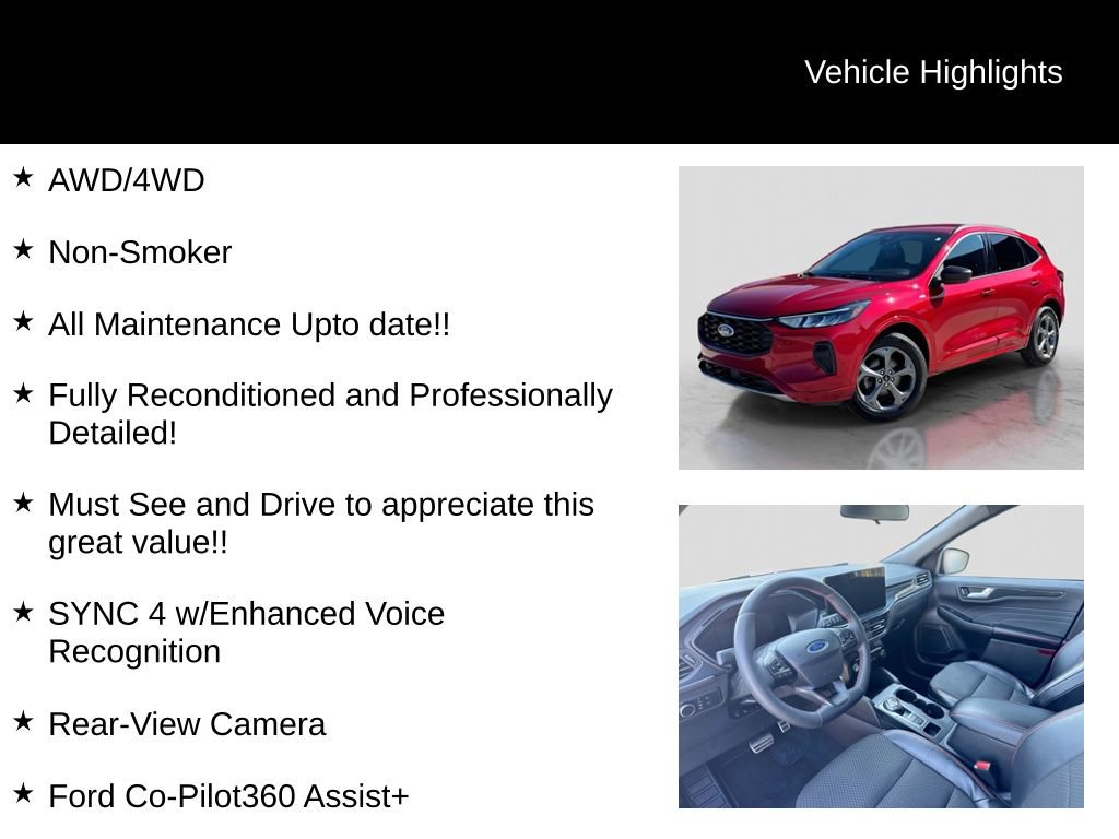Certified 2023 Ford Escape ST-Line w/ Tech Pack #1 AWD/4WD image 16
