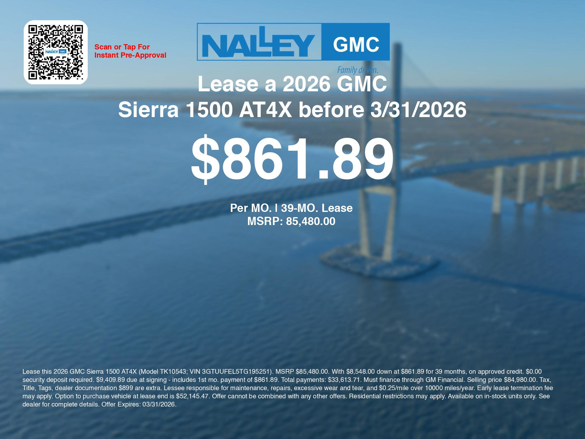 New 2026 GMC Sierra 1500 AT4X image 3