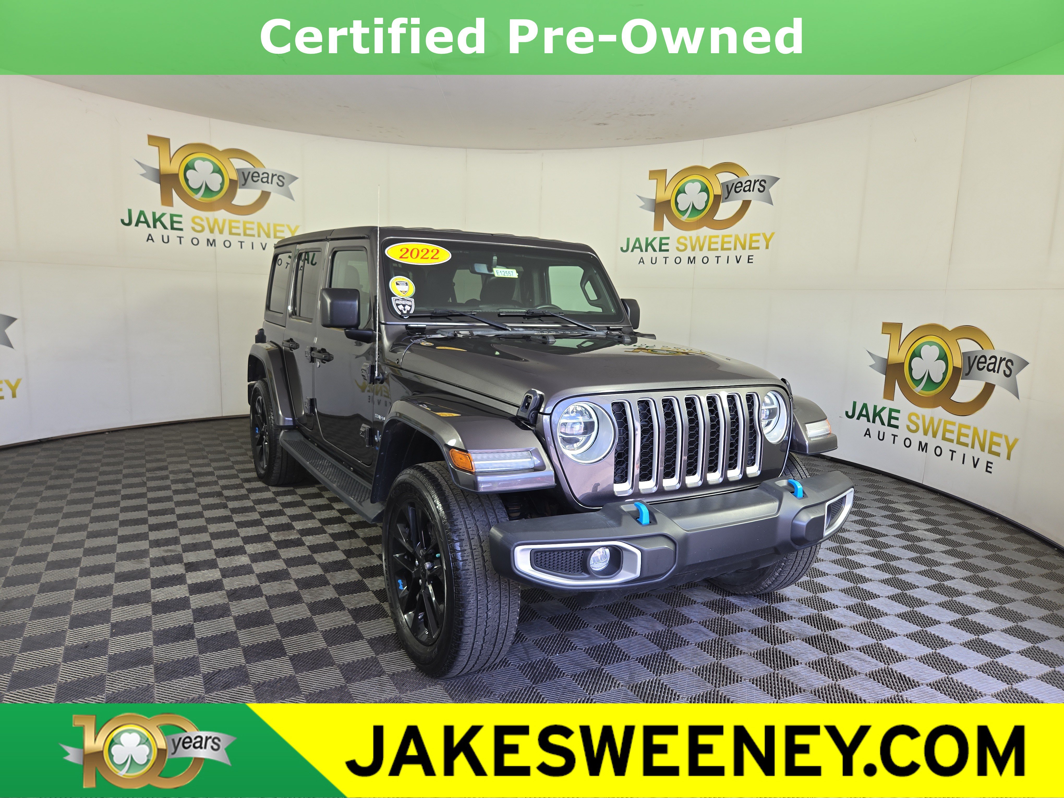 Certified 2022 Jeep Wrangler Unlimited Sahara w/ Cold Weather Group AWD/4WD image 1