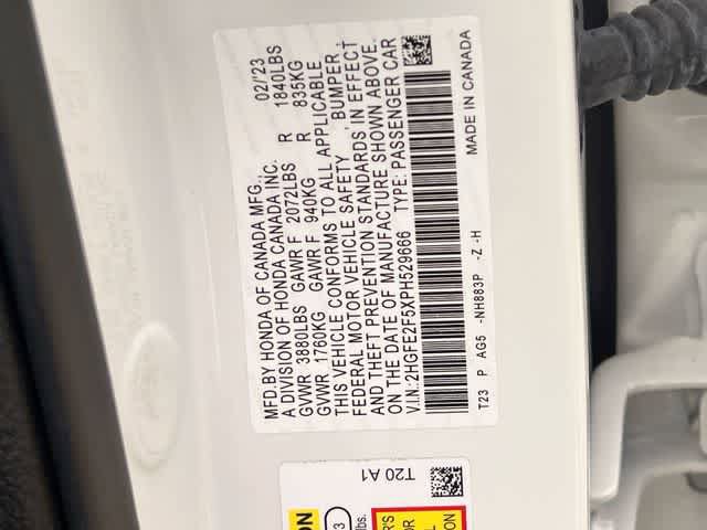 Certified 2023 Honda Civic Sport image 22