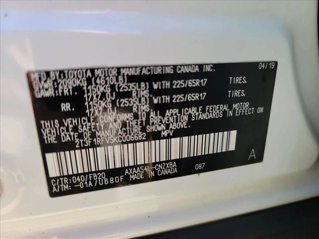 Used 2019 Toyota RAV4 LE w/ All Weather Liner Package AWD/4WD image 29