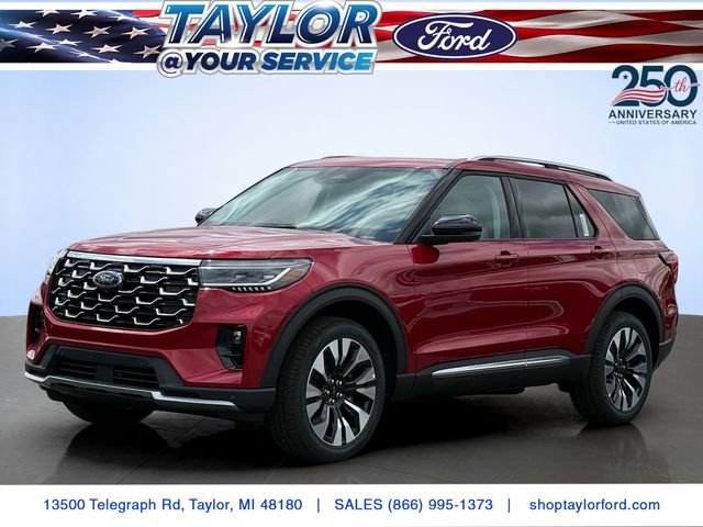 New 2026 Ford Explorer Platinum w/ LUX Leather Package AWD/4WD image 1