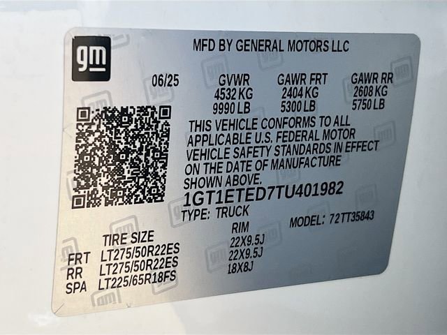 New 2026 GMC Sierra EV Elevation w/ LPO, Elevation Dark Package image 20