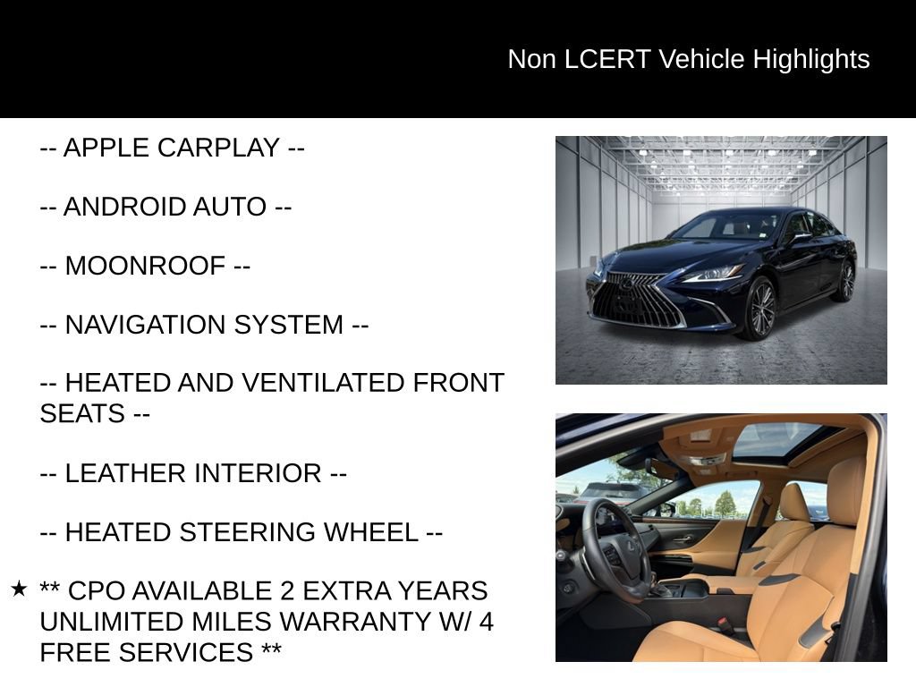 Used 2024 Lexus ES 350 w/ Premium Package FWD image 28