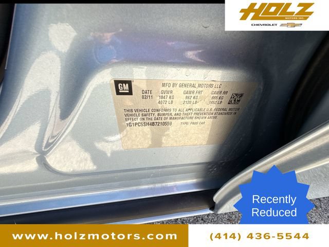 Certified 2011 Chevrolet Cruze LS FWD image 30
