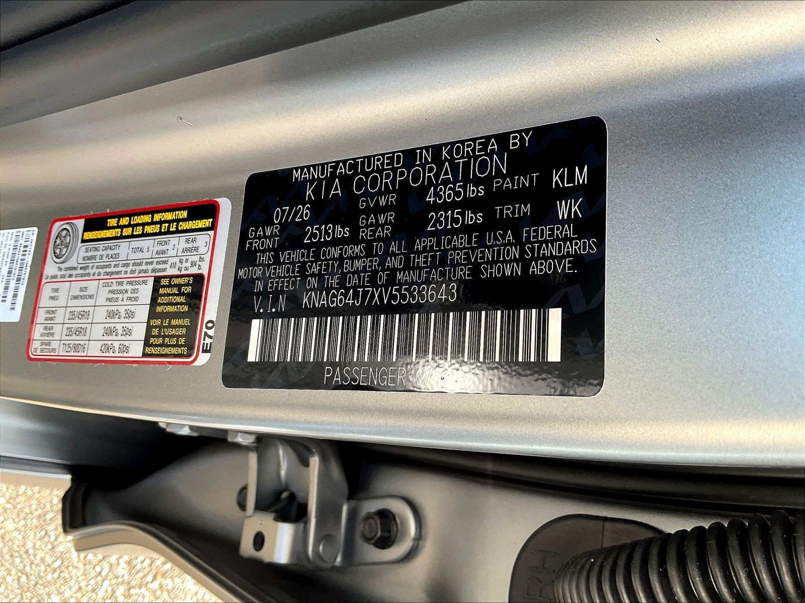 New 2027 Kia K5 GT-Line image 20