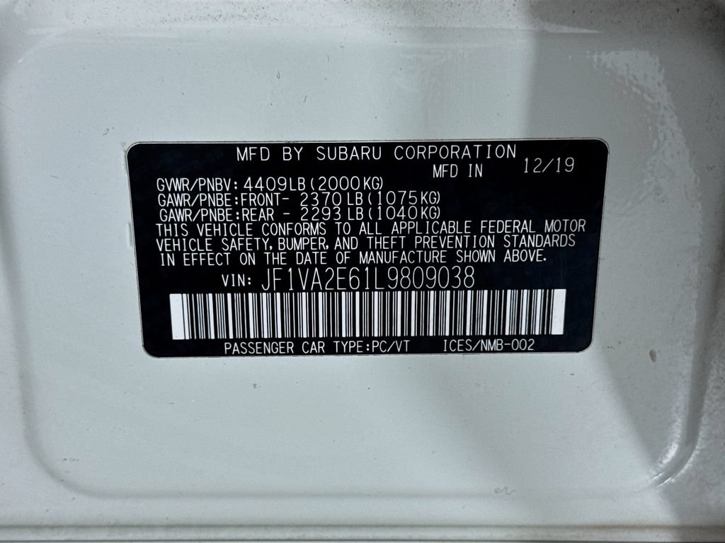 Used 2020 Subaru WRX STI w/ Popular Package #1 AWD/4WD image 38