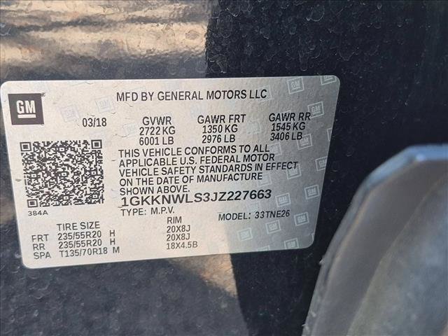 Used 2018 GMC Acadia SLT w/ LPO, Cargo Package AWD/4WD image 12