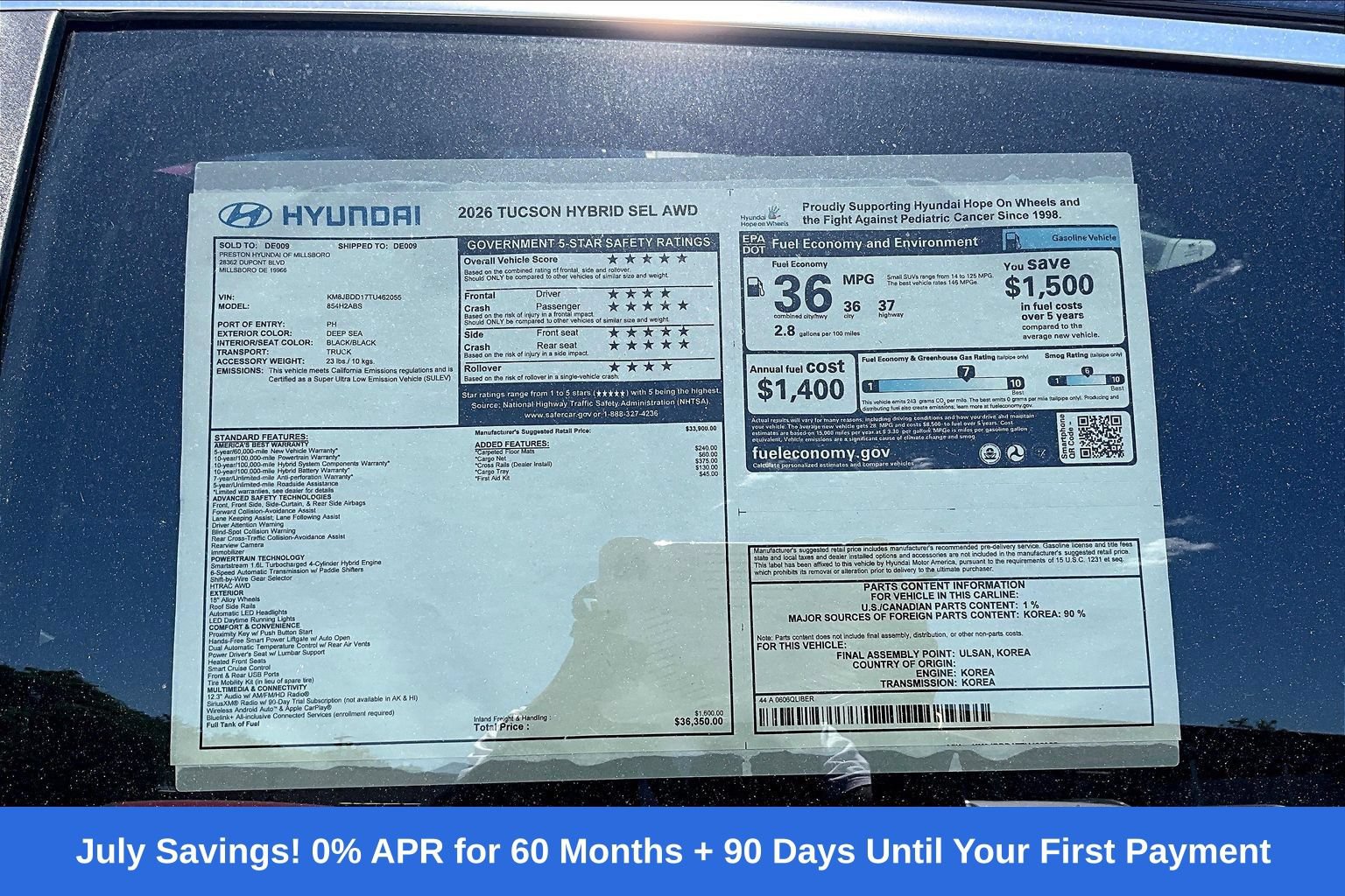 New 2026 Hyundai Tucson SEL AWD/4WD image 18