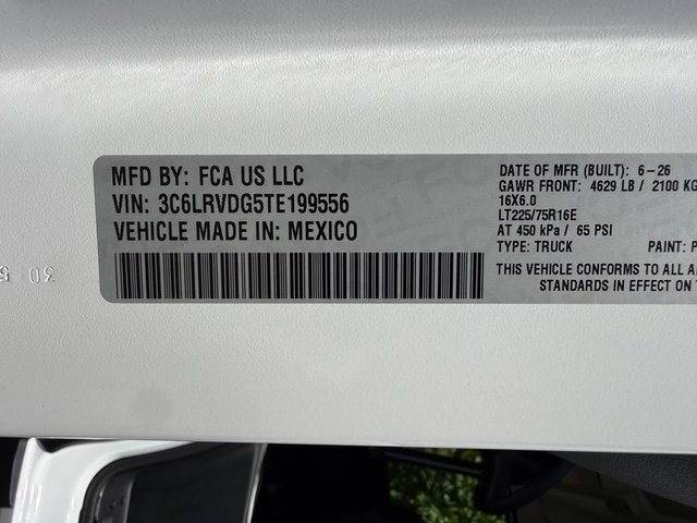 New 2026 RAM ProMaster 2500 w/ Safety Group FWD image 30