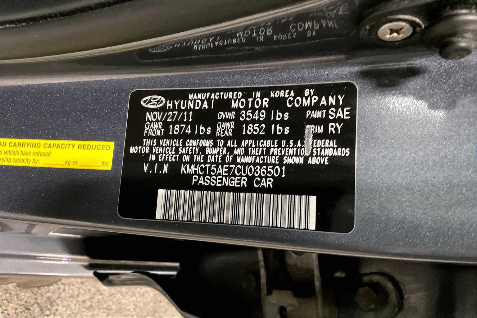 Used 2012 Hyundai Accent GS FWD image 34