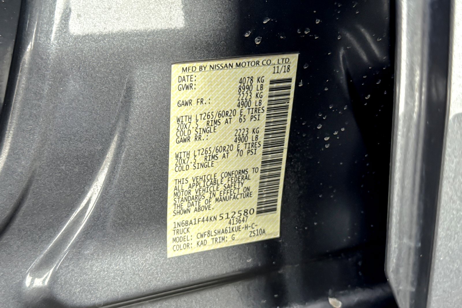 Used 2019 Nissan Titan SV w/ SV Convenience Package image 27