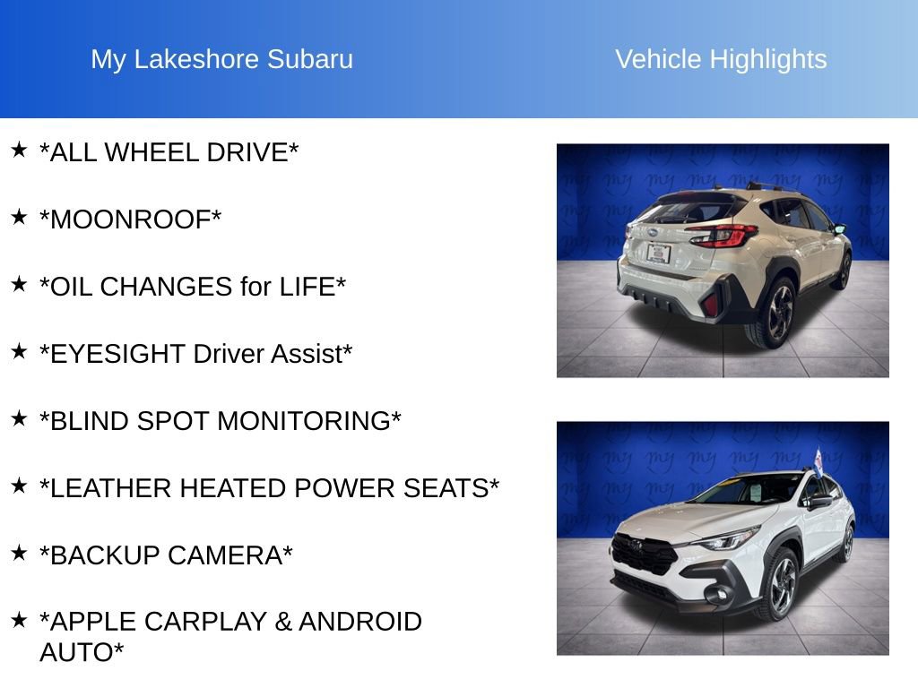Certified 2024 Subaru Crosstrek 2.5i Limited w/ Crosstrek Mirror Package image 6