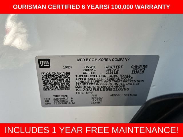 Used 2025 Chevrolet TrailBlazer LT AWD/4WD image 32