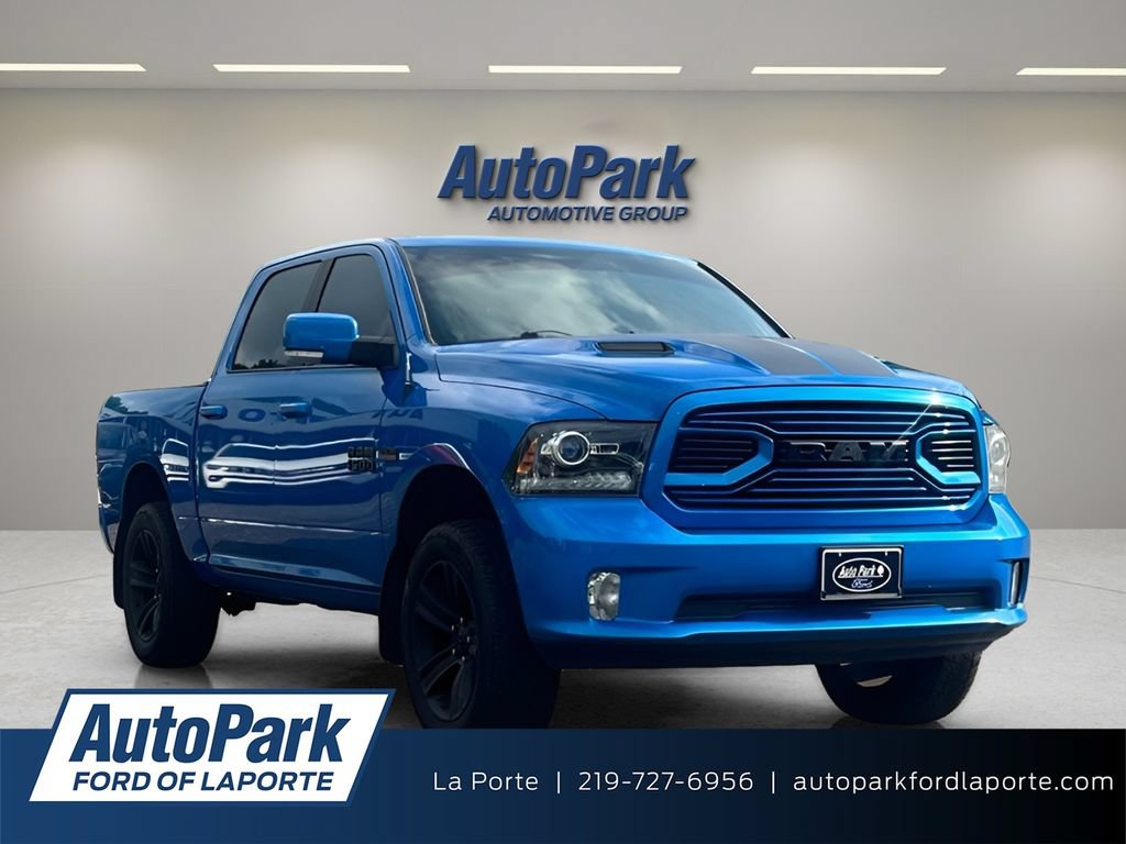 Used 2018 RAM 1500 Sport w/ Hydro Blue Sport Package AWD/4WD video 1