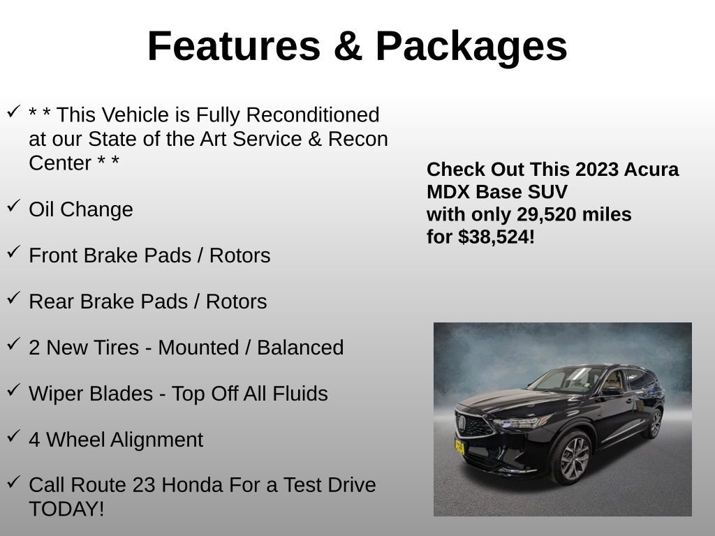 Used 2023 Acura MDX SH-AWD w/ Technology Package image 4