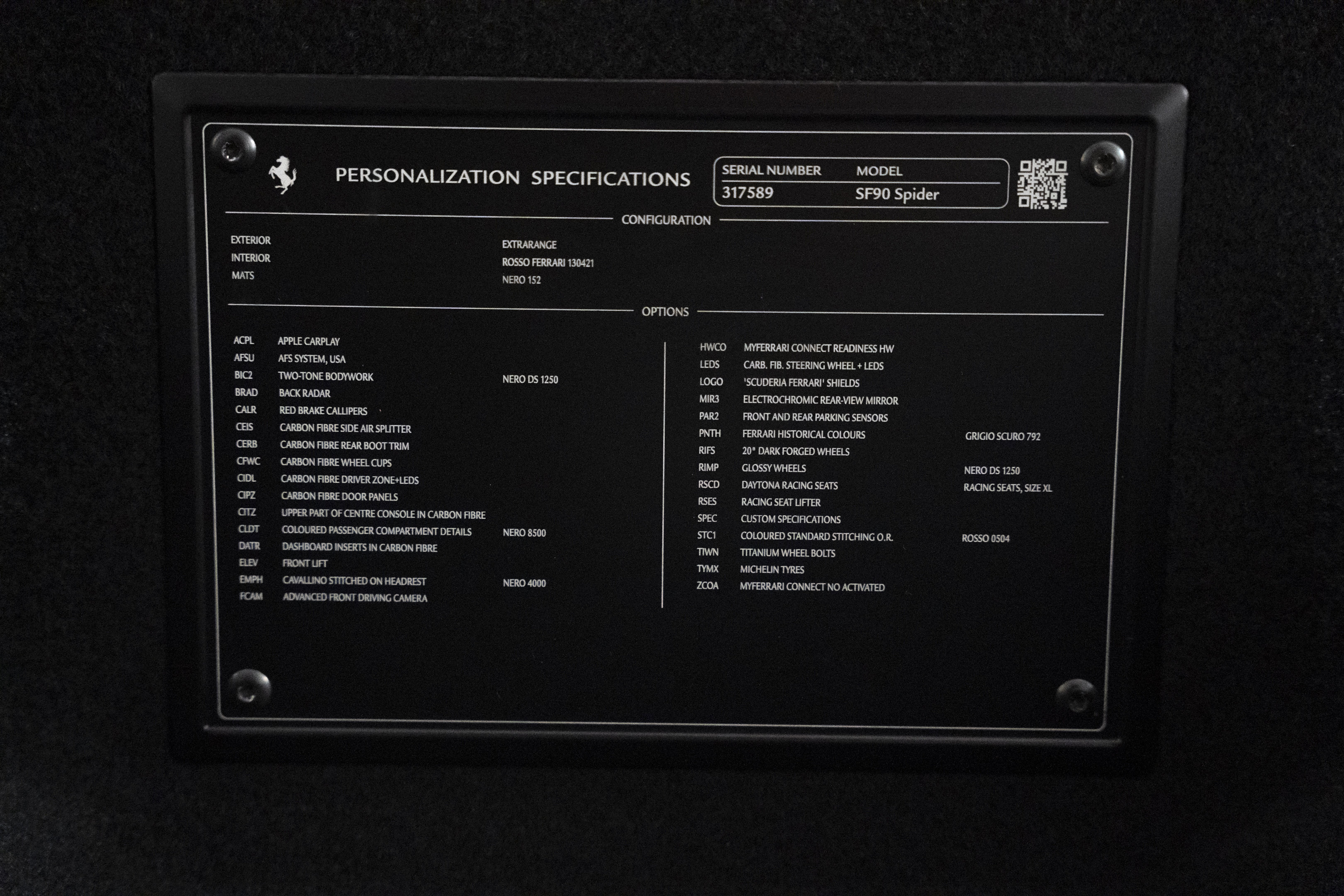 Certified 2025 Ferrari SF90 Spider AWD/4WD image 59
