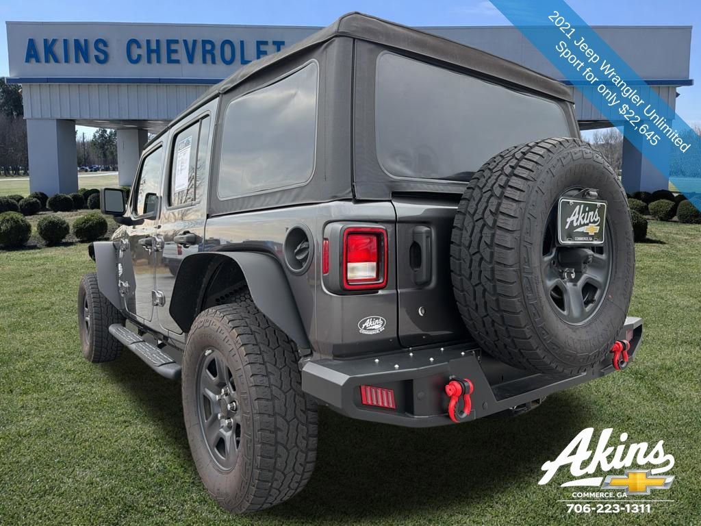 Used 2021 Jeep Wrangler Unlimited Sport image 9