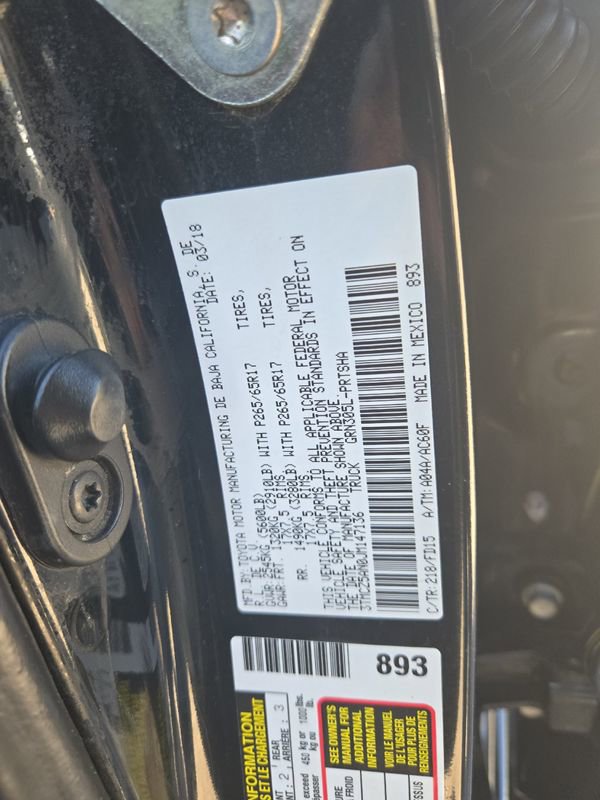 Used 2018 Toyota Tacoma TRD Sport w/ Technology Package AWD/4WD image 39