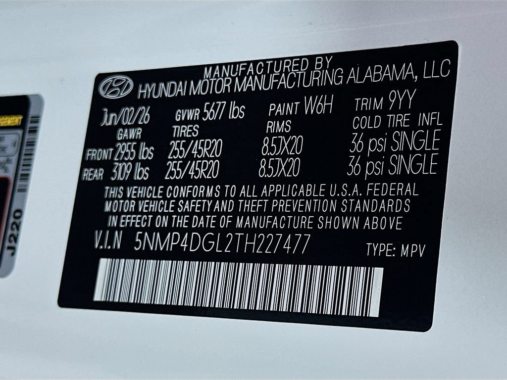 New 2026 Hyundai Santa Fe Limited AWD/4WD image 23