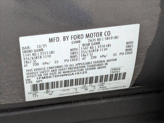 Used 2022 Ford Explorer XLT image 26