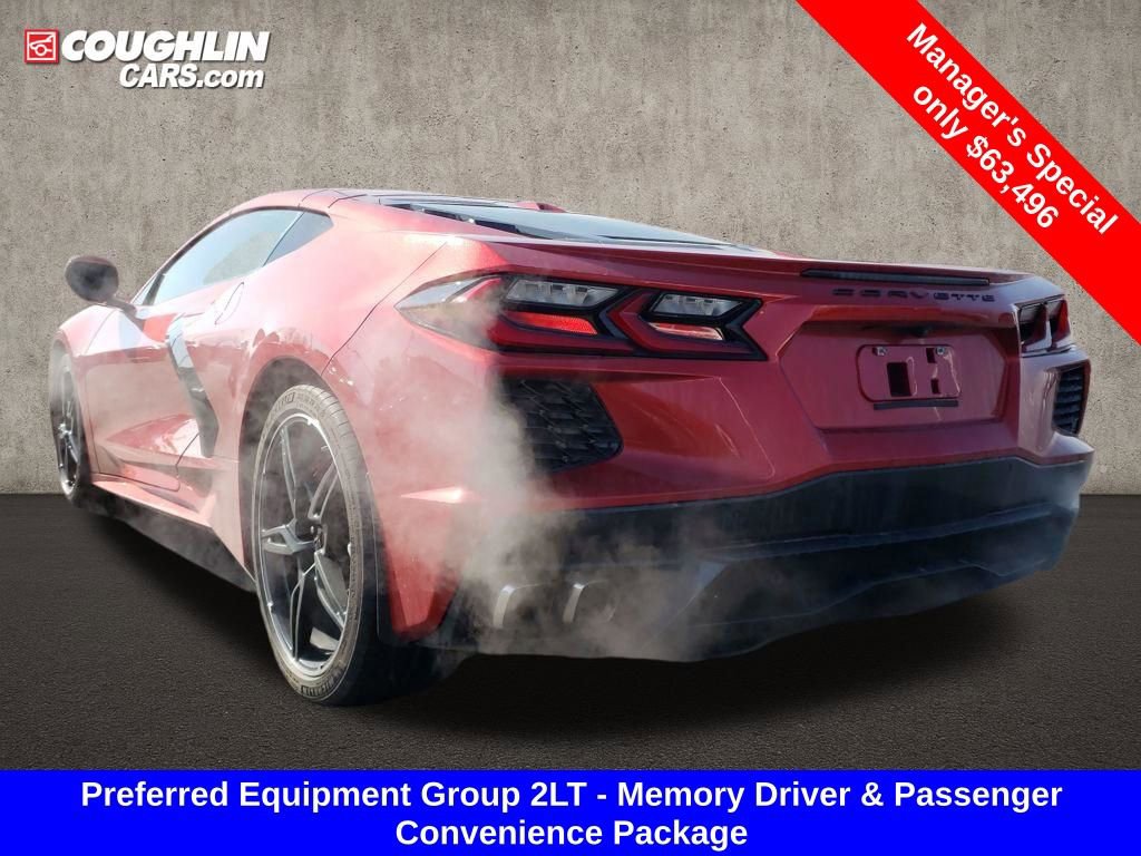 Used 2021 Chevrolet Corvette Stingray Preferred Cpe w/ Body-Color Dual Roof Package RWD image 4