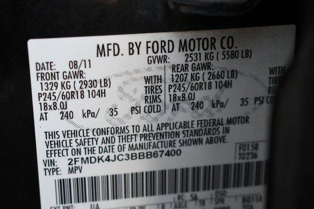 Used 2011 Ford Edge SEL w/ 202A Rapid Spec Order Code AWD/4WD image 33