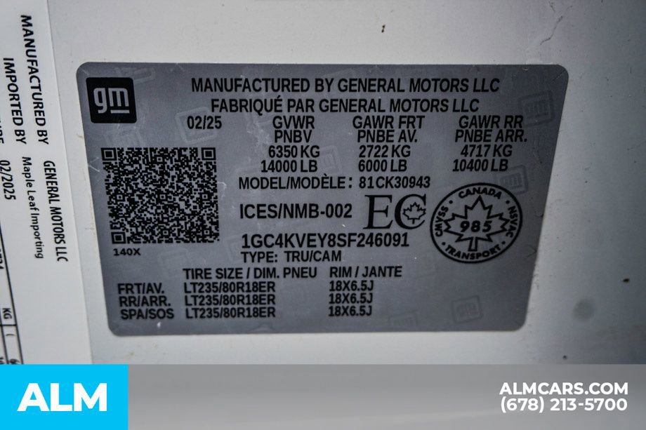 Used 2025 Chevrolet Silverado 3500 High Country w/ Technology Package image 62