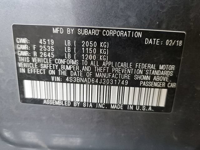 Used 2018 Subaru Legacy 2.5i Premium AWD/4WD image 31