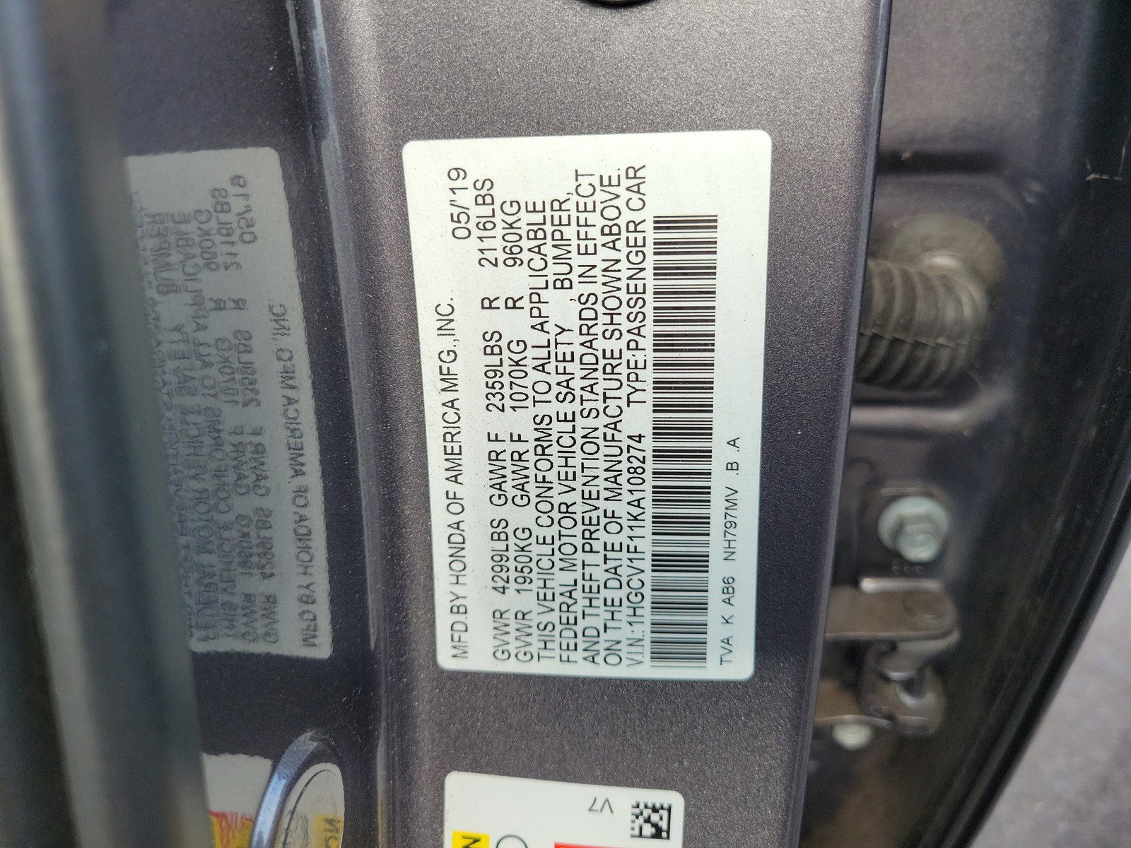 Used 2019 Honda Accord LX image 32