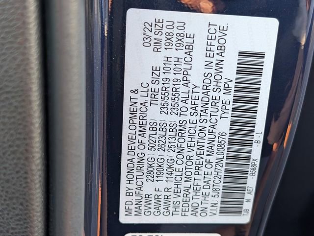 Certified 2022 Acura RDX AWD w/ Advance Package image 22