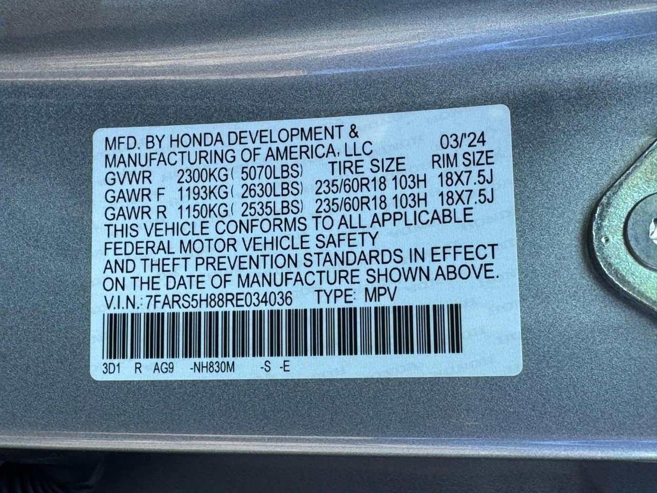 Certified 2024 Honda CR-V Sport-L image 27