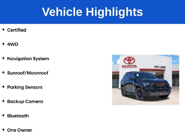 Certified 2025 Toyota Sequoia TRD Pro w/ Tow Technology Package AWD/4WD image 5