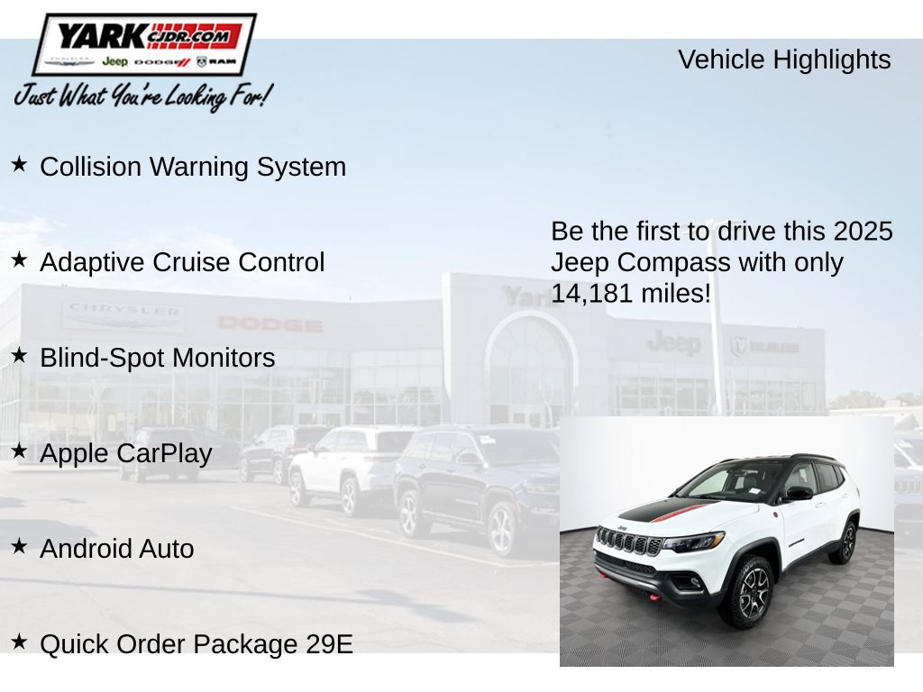 Certified 2025 Jeep Compass Trailhawk AWD/4WD image 12