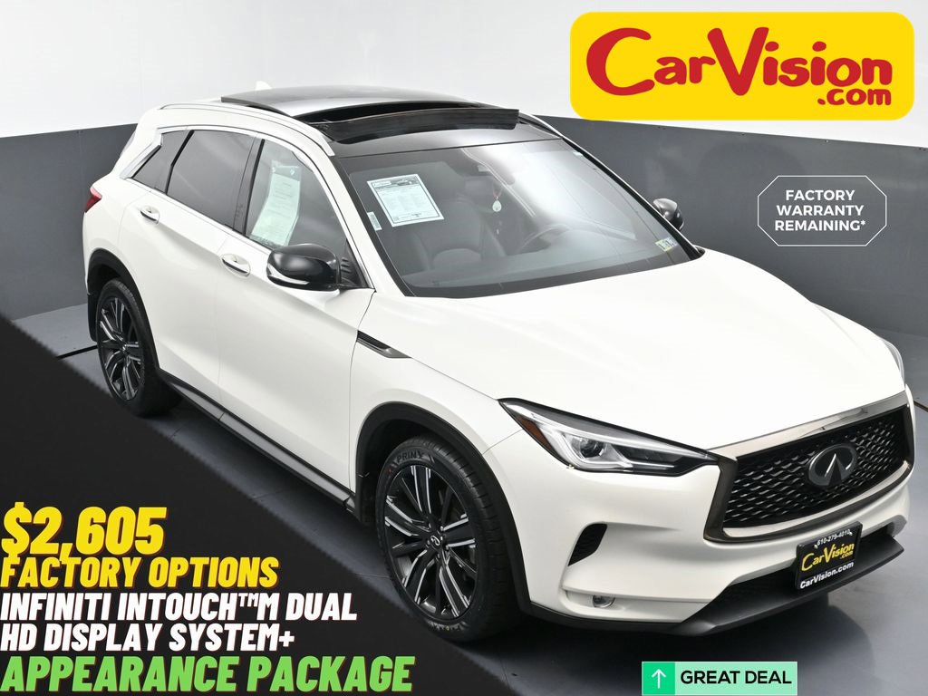 Used 2021 INFINITI QX50 Luxe w/ Appearance Package