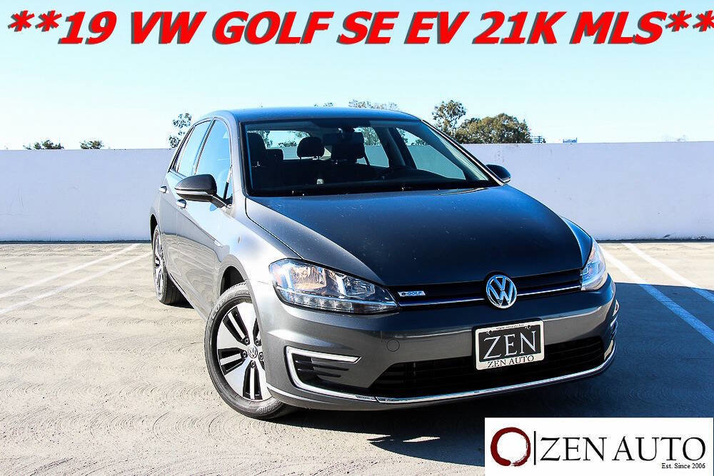 Used 2019 Volkswagen e-Golf SE w/ Driver Assistance Package image 1