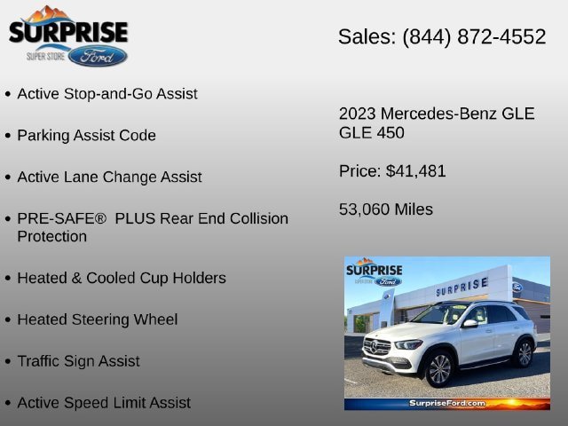 Used 2023 Mercedes-Benz GLE 450 4MATIC w/ 3rd Row Seat Package image 36