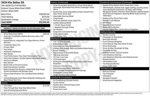 Used 2024 Kia Seltos SX image 27