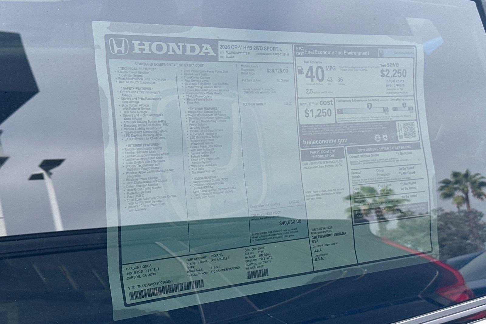 New 2026 Honda CR-V Sport-L image 32