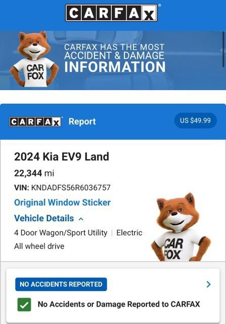 Used 2024 Kia EV9 Land AWD/4WD image 5