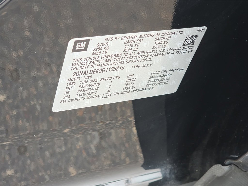 Used 2016 Chevrolet Equinox LTZ w/ Enhanced Convenience Package image 36