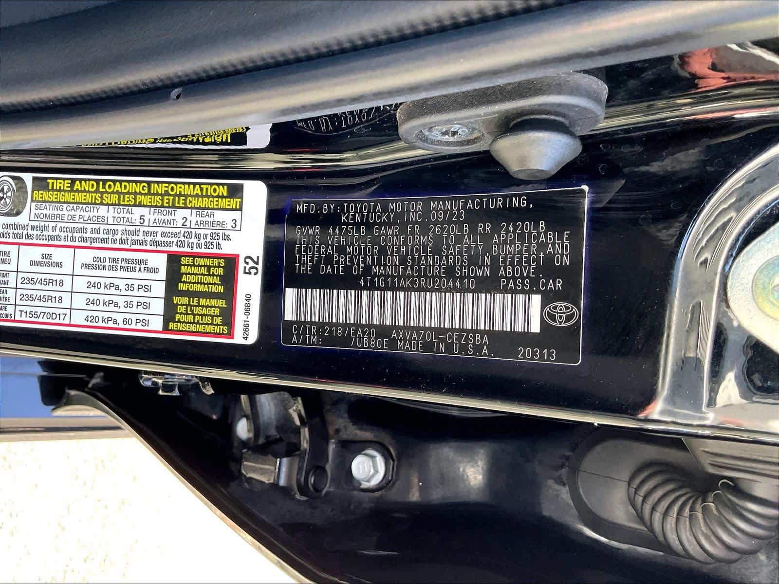 Used 2024 Toyota Camry SE FWD image 32