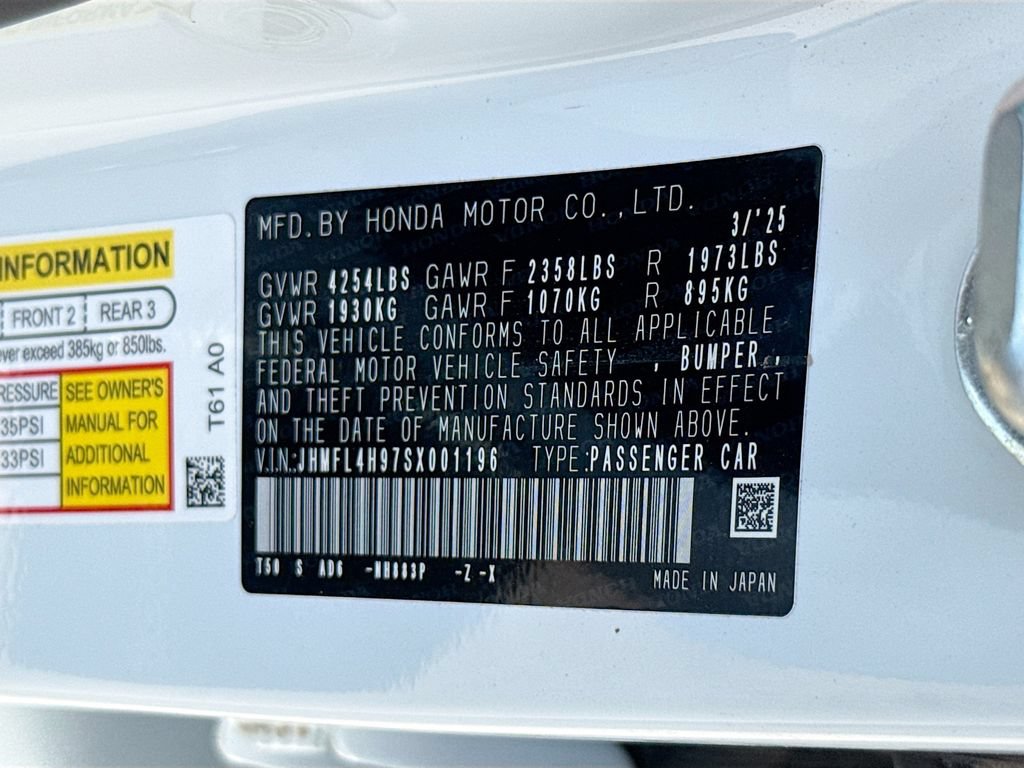Used 2025 Honda Civic Sport Touring image 35