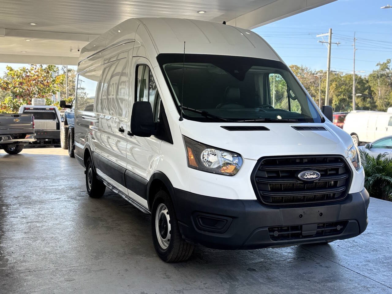 Used 2020 Ford Transit 350 148 High Roof Extended w/ Load Area Protection Package RWD image 11