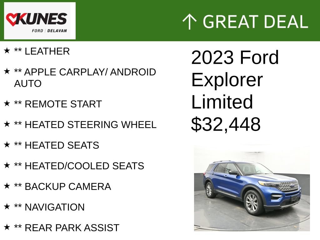 Used 2023 Ford Explorer Limited AWD/4WD video 2