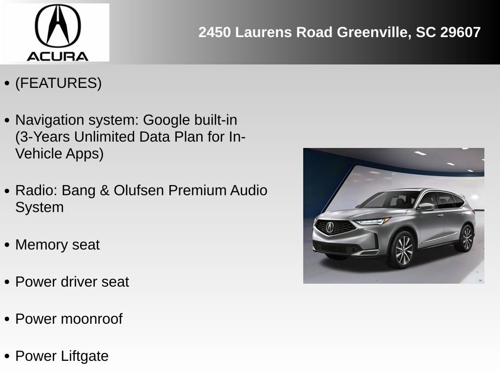 New 2026 Acura MDX w/ Technology Package image 2